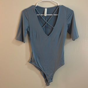 Baby blue bodysuit